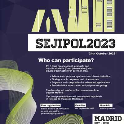 7º Seminario de Jóvenes Investigadores en Polímeros, SEJIPOL2023