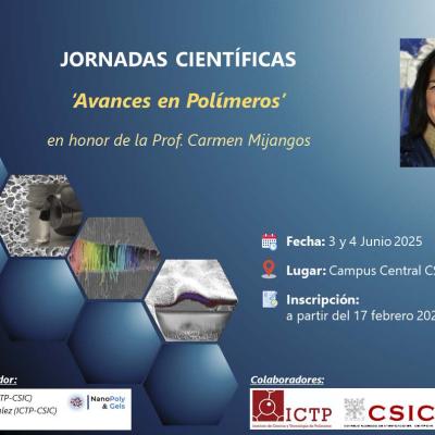 Cartel Jornadas Avances en Polimeros